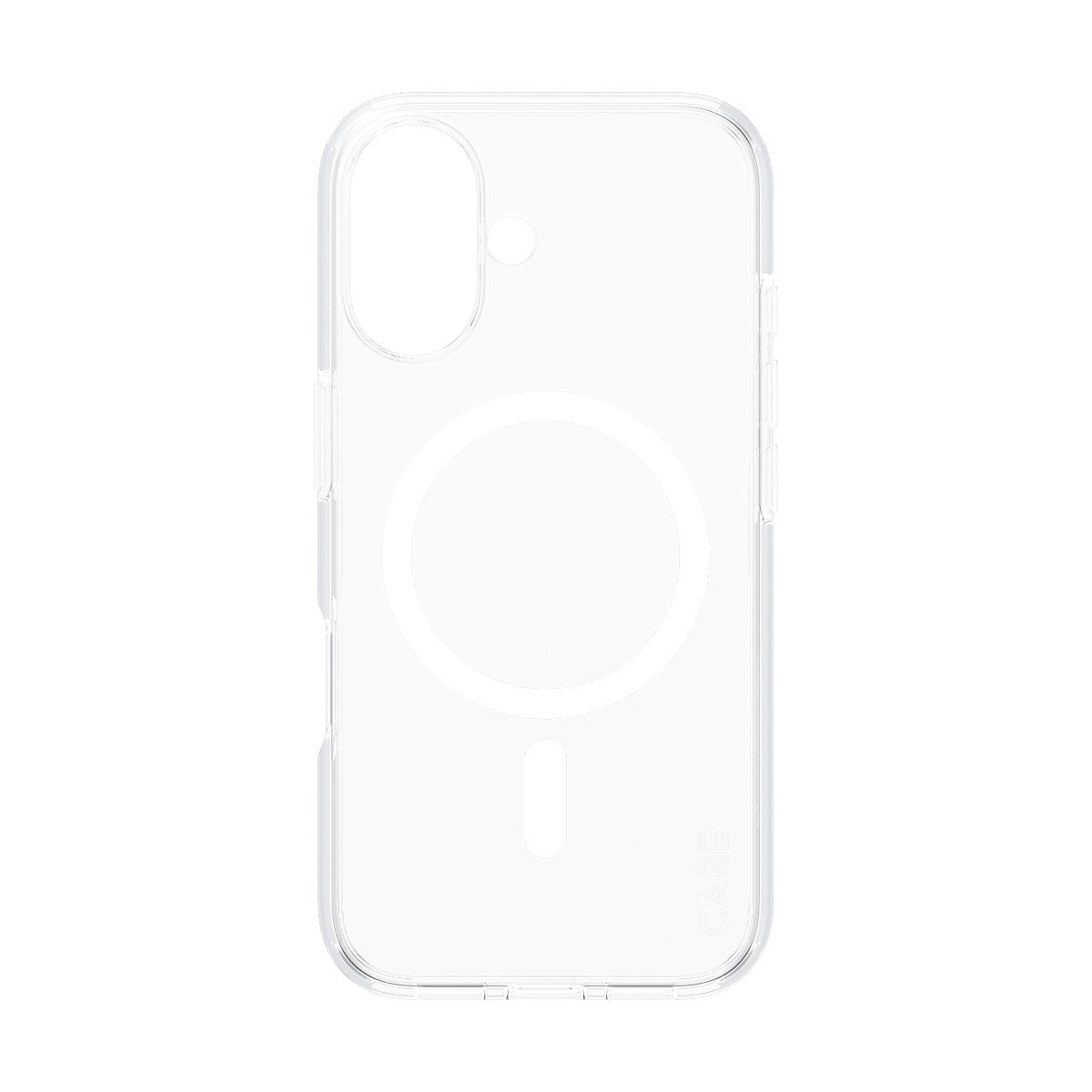 CARE by PanzerGlass® Urban Combat Case Transparent m. Hvid MagSafe iPhone 16